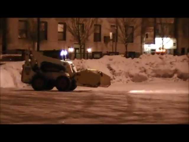 Pacocha Landscaping Services, Inc.  -  Light Snow Clean Up at a Chicago Retail Property