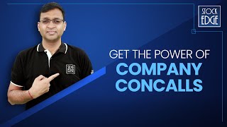 Power of company Con Calls | Your Stock Market Edge  8 | #SelfIsSmart