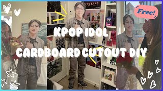 How I Made A KPOP IDOL CARDBOARD CUTOUT DIY For Her Graduation!! (10 STEP GUIDE!!)