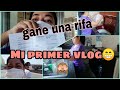 🛑 Mi primer vlog 🙈 + Me gane una rifa 😄 + parte de mi día 🧼🥼👕👖