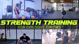 Strength Training for  EXPLOSIVE Throws ☄️  Shot Put, Glide Shot & Discus Throws