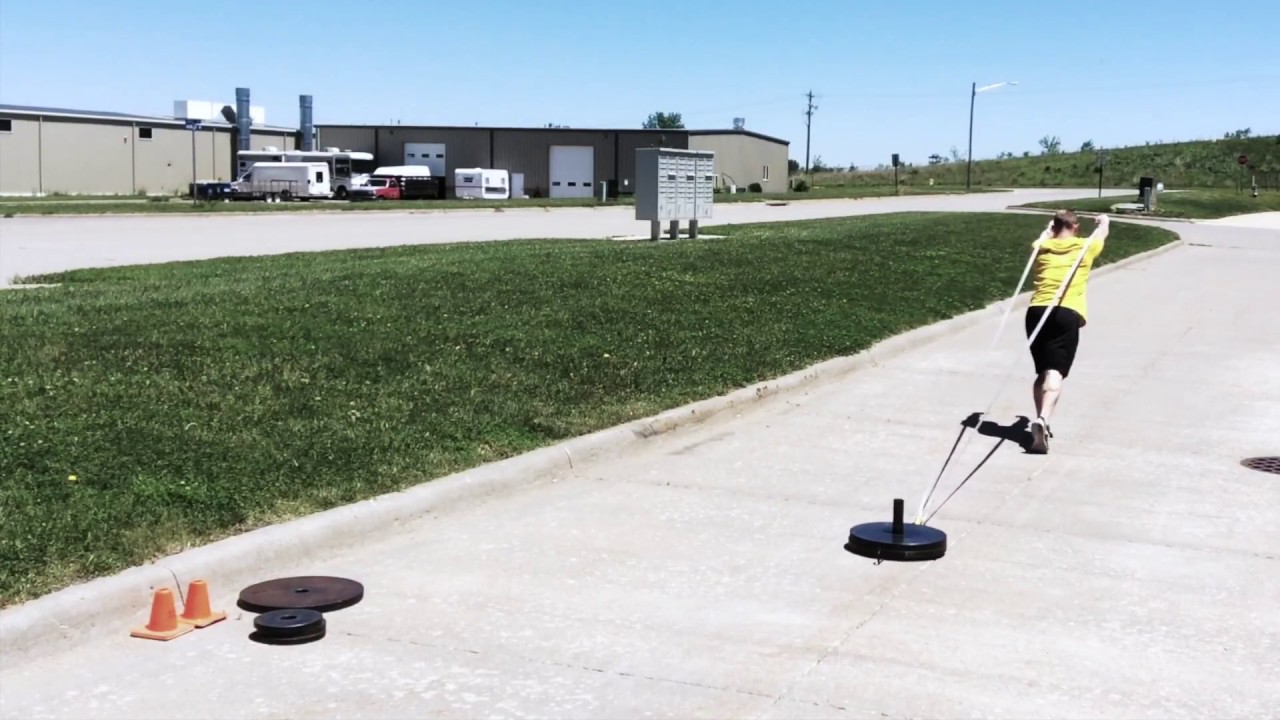 Arms-Extended Sled Drag