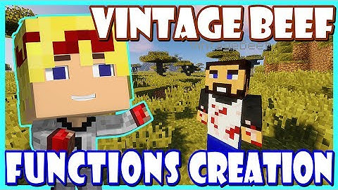 Play With Your Very Own VINTAGEBEEF! [MINECRAFT FUNCTIONS] (1.12)