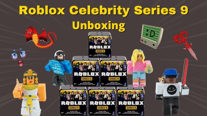 Roblox Celebrity Series 7 HEROES OF ROBLOXIA: BLUE BASHER CAP Figure w/BELT  Code