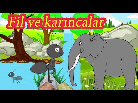 Fil ve karıncalar | Türkçe peri masallar | Türk ahlaki hikayeleri | Turkish Moral Stories