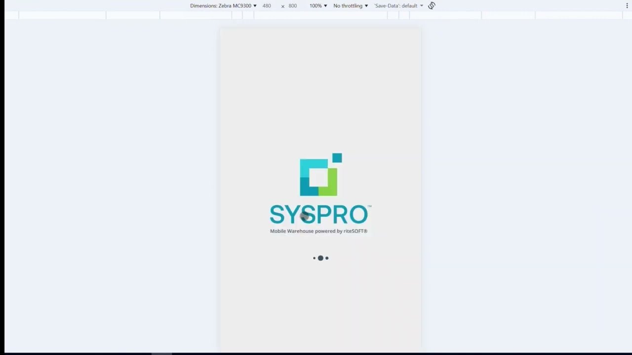 Syspro Mobile Warehouse