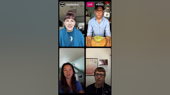 Food & Wine Magazine - Instagram Live - Earth Science Fleet