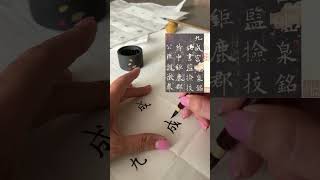 At Home For Calligraphy Chinese School Twins Chinese