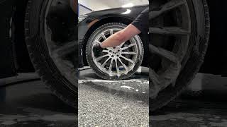 Satisfying Wheel Cleaning Sounds… #shorts