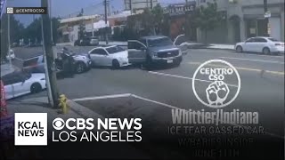 Homeland Security agents crash into and arrest driver in LA neighborhood