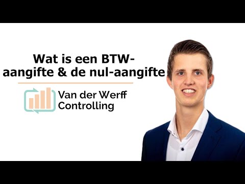 Hoe doe je btw-aangifte? (+ uitleg over de nul-aangifte) | Belastingdienst | Andries van der Werff