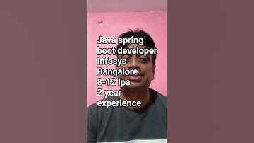 🔥 Infosys Hiring Java Spring Boot Developers – Bangalore Jobs 2025