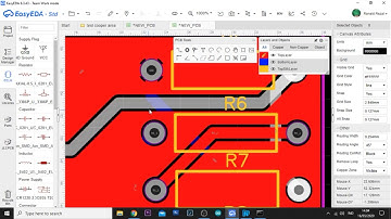 Membuat Cooper Area Pada PCB menggunakan Easyeda