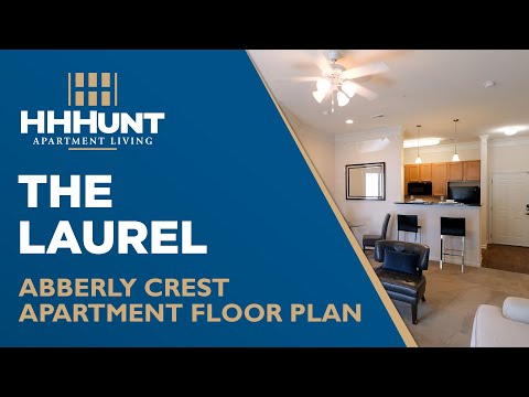 The Laurel • Abberly Crest Apartment Floor Plan • HHHunt Apartment Living