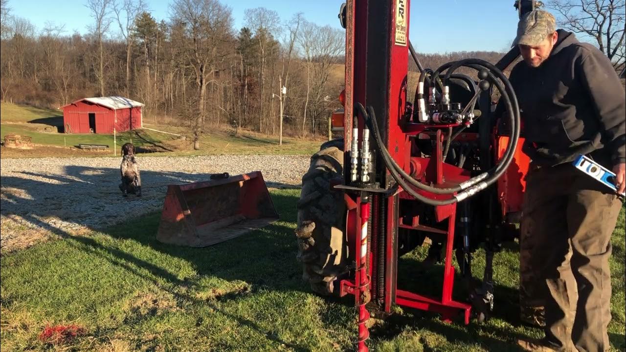Shaver HD8 Post Driver with Pilot Auger 2 YouTube