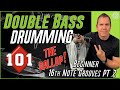BEGINNER DOUBLE BASS DRUMMING - &quot;GALLOP&quot; 16th Note Grooves Pt 2 Drum Lesson//Drum Discipline Academy