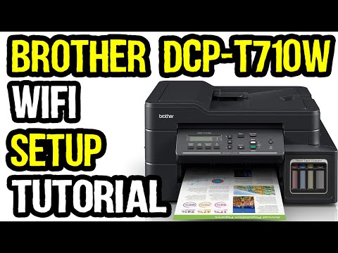Brother DCP-T710W Ink Tank Printer Wi-Fi Setup