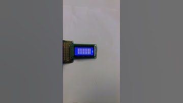 8 * 2 character dot matrix LCD display module, blue
