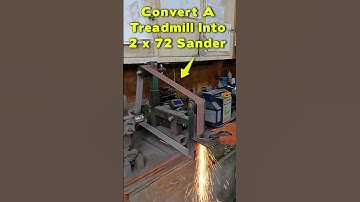 Convert A Treadmill Into a 2 x 72  Belt Sander  #diy