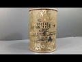 1944 British Special Ration Type C MRE Review Eating 70 Year Old Canned Military Meal (RAF)