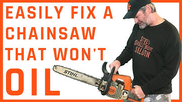 How To Fix A ChainSaw If It Won