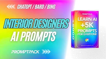 AI Prompts for Interior Designers by PromptPack | #AI #ChatGPT #Bard #Bing