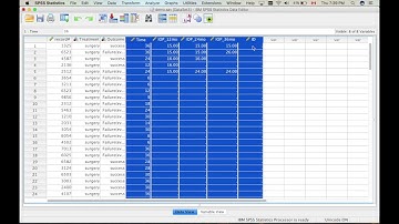 Sorting and Unsorting Variables in SPSS- Revert to Original Dataset