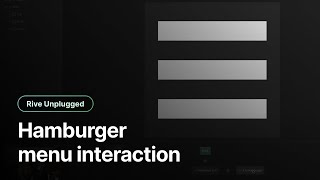 Hamburger Helper! Use simple motion to create icon animations.