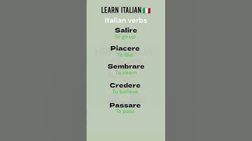 Italian Verbs | Simple way of Learning Italian | Learn Italian Easy Way  #learningitalian