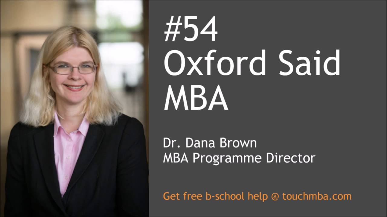 How to get into oxford mba program