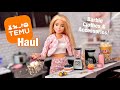 Temu barbie doll haul clothing  accessories  realistic minis for low prices