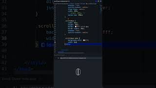 Scroll Down Indicator Animation in HTML and CSS ✅📌🤙