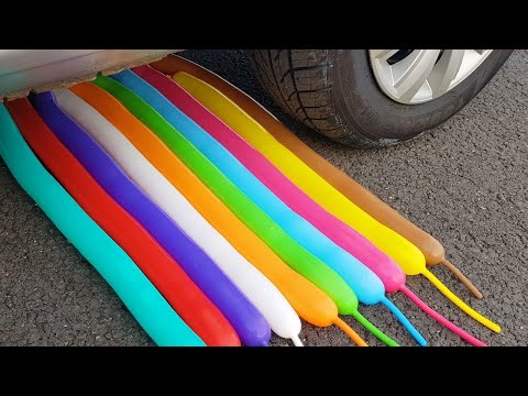 【アンパンマンvs車】超短い動画：アンパンマン助けてアンパンマン風船が【Asmr】アンパンマン・ドラえもん・バイキンマン・ドキンちゃんがスイカやグレープフルーツになってタイヤで踏まれちゃう！！