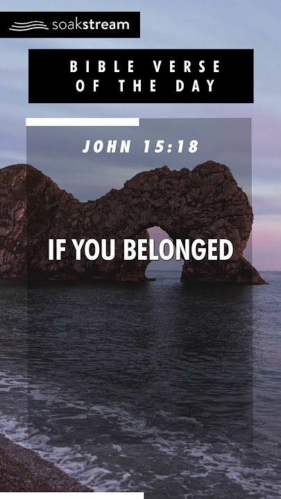 Jesus chose you! - (Bible Verse of the Day)