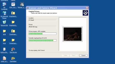 Importing Photos Via Windows Camera Scanner Wizard