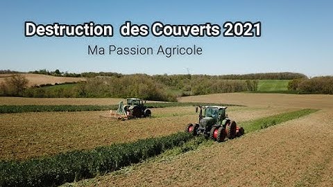 Destruction des Couverts Végétaux 2021 ( Avec 2 Fendt)