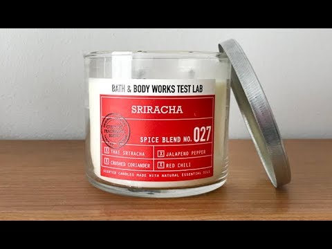 Sriracha Bath Body Works White Barn Candle Review Youtube