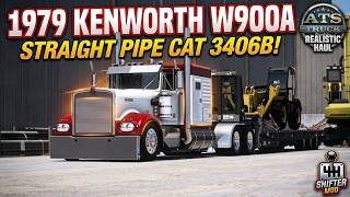 Classic 1979 Straight-Piped Kenworth W900A | Landoll Trailer | Houston TX to Isabella OK | ATS Drive