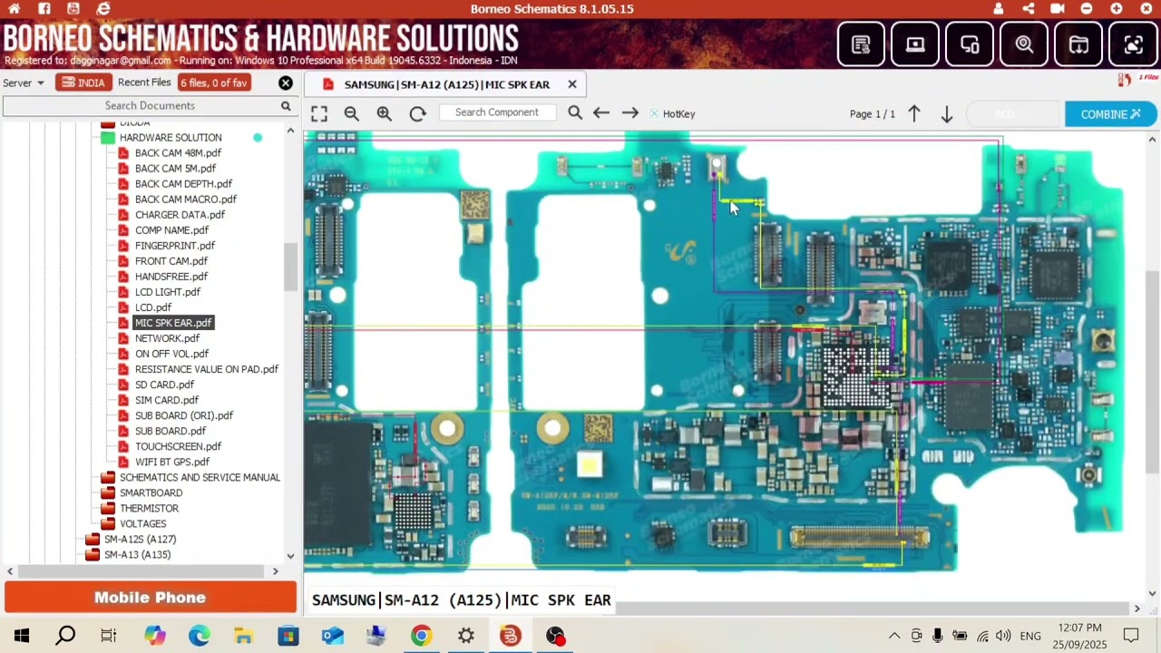 Samsung A12/A125 Mic Spker Ear Ways Hardware Solution 2025