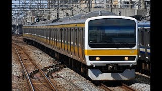 総武緩行線209系500番台C511編成他 西千葉～千葉