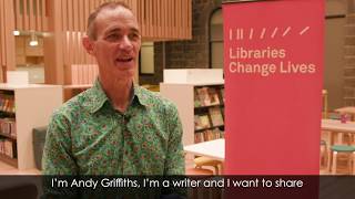 Libraries Change Lives Champion Andy Griffiths