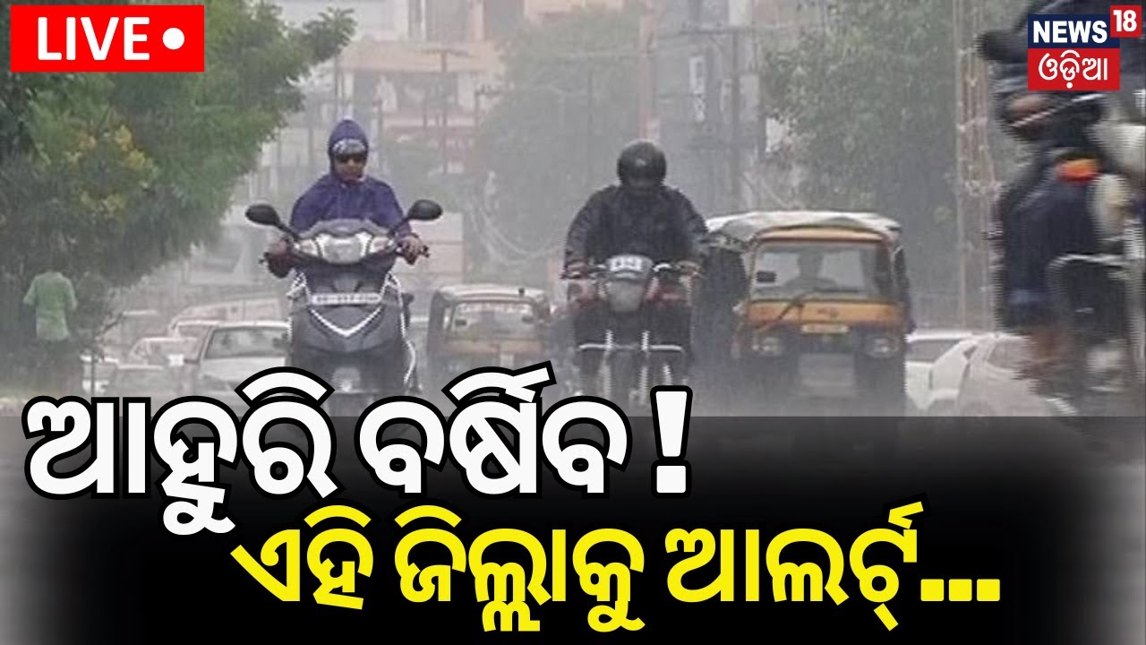 Odisha Rain Alert Live:ଆହୁରି ବର୍ଷିବ !ଏହି ଜିଲ୍ଲାକୁ ଆଲର୍ଟ୍ |Heavy Rainfall |Odisha Weather Update News