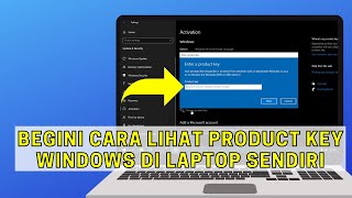 cara mengetahui kode product key windows 10/11 di laptop