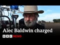 Actor Alec Baldwin charged with manslaughter over film set shooting | BBC News