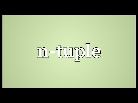 N-tuple Meaning