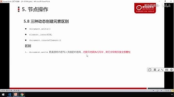 黑马Pink前端Javascript 进阶教程：P54   10 document write创建元素（了解）