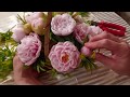 Мыловарение/ Создание букета из розовых пионов