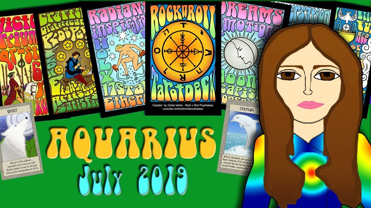 AQUARIUS JULY 2019 Turned a Corner+ Eclipses! Tarot psychic reading
