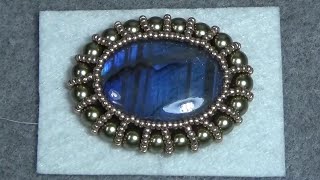 : Tutorial #4 :Beaded Embroidery Techniques Bezels.  ,  .