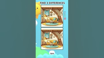 Find The Difference  #34 | Brain Exercise #brainteasers #shortsviral #quiz #spotthedifference